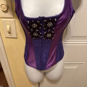 Purple corset set